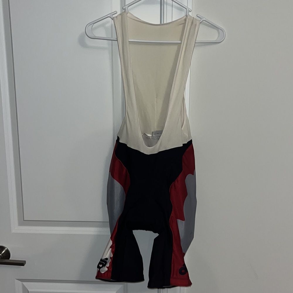 Mens Champion System training workout bike riding blue padded cycling bib shorts